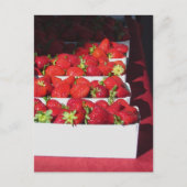 Ansichtkaart - Aardbeimandjes (vrt) Briefkaart (Voorkant)