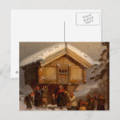 Ansichtkaart Adolph Tidemand - Tradities van Kerst Briefkaart (Voorkant / Achterkant)