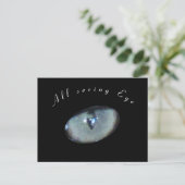 Ansichtkaart - Allesziend Oog Briefkaart (Staand voorkant)
