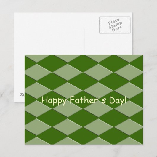 Ansichtkaart – Argyle Groeten Briefkaart (Voorkant / Achterkant)