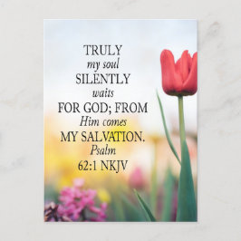 Ansichtkaart Bijbel Geheugenverskaart voor Psalm 6 Briefkaart