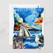 Ansichtkaart - Biograd na Moru Briefkaart (Voorkant / Achterkant)