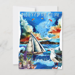 Ansichtkaart - Biograd na Moru Briefkaart