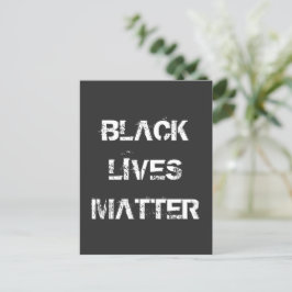 Ansichtkaart - BLACK LIVES MATTER Briefkaart
