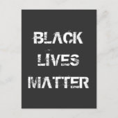 Ansichtkaart - BLACK LIVES MATTER Briefkaart (Voorkant)