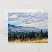 Ansichtkaart Blue Mountain View Diepste Medeleven Briefkaart (Voorkant / Achterkant)