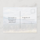 Ansichtkaart Blue Mountain View Diepste Medeleven Briefkaart (Achterkant)