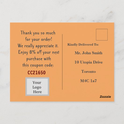 Ansichtkaart Briefkaart (Achterkant)