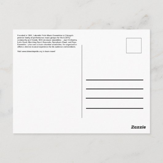 Ansichtkaart Briefkaart (Achterkant)