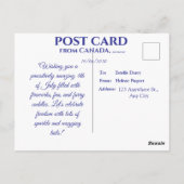 Ansichtkaart Briefkaart (Achterkant)