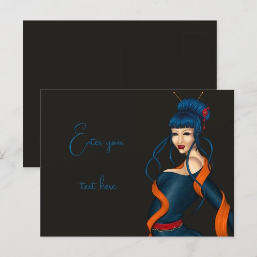 Ansichtkaart Briefkaart (Voorkant / Achterkant)