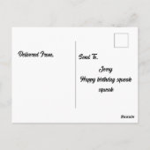 Ansichtkaart Briefkaart (Achterkant)