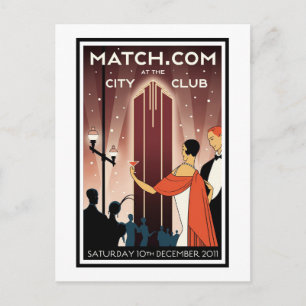 Ansichtkaart - City Club  Art Deco. Verzamelaarsob Briefkaart