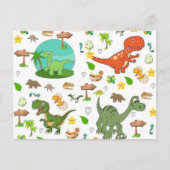 Ansichtkaart Cute Dinosaur Briefkaart (Voorkant)
