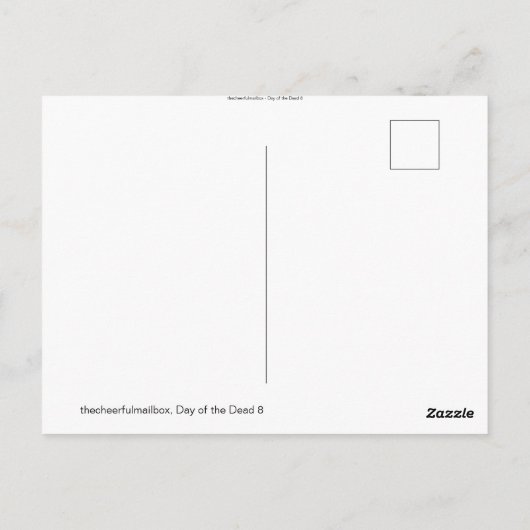Ansichtkaart - Dag van de Doden 8 Briefkaart (Achterkant)