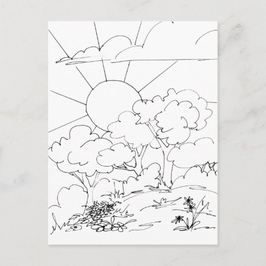 Ansichtkaart - Dageraad Briefkaart (Voorkant)