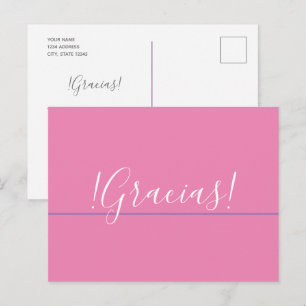 Ansichtkaart - Dank je! - Aangepast Briefkaart