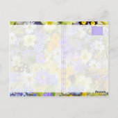 Ansichtkaart - Dank je - Bloemen Briefkaart (Achterkant)