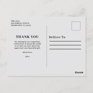 Ansichtkaart Dank je wel en gefeliciteerd Briefkaart
