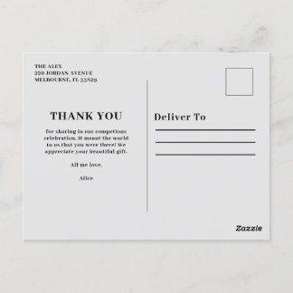 Ansichtkaart Dank je wel en gefeliciteerd Briefkaart