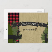 Ansichtkaart Dank Je Wel Notities Houthakkers Geru (Voorkant / Achterkant)