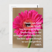 Ansichtkaart - Dank U Heer Briefkaart (Voorkant / Achterkant)