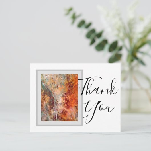 Ansichtkaart - engelenvleugels briefkaart (Staand voorkant)