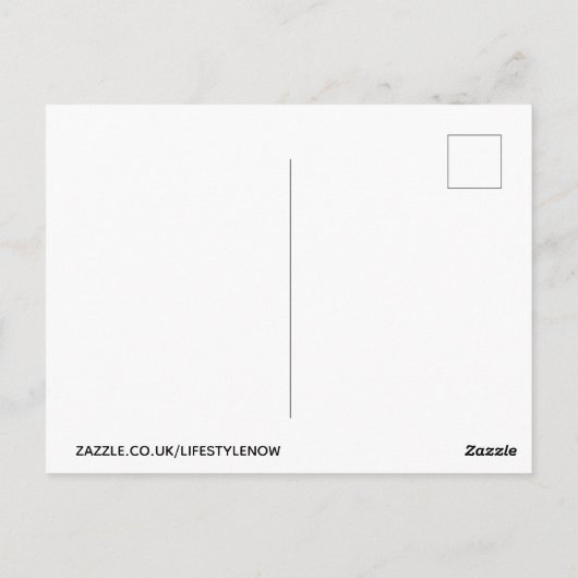 Ansichtkaart - engelenvleugels briefkaart (Achterkant)