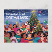 Ansichtkaart Feestdagenkaart (Voorkant)