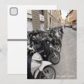 Ansichtkaart - Florence, Italië Bedankkaart (Voorkant / Achterkant)