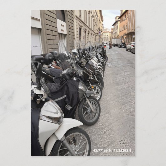 Ansichtkaart - Florence, Italië Bedankkaart (Voorkant)