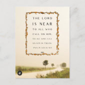 Ansichtkaart formaat - Bijbeltekst geheugenkaart Briefkaart (Voorkant)