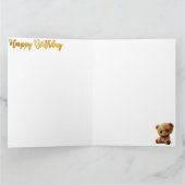 Ansichtkaart "Gefeliciteerd met je verjaardag" met Kaart (Binnen)