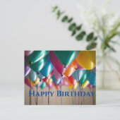 Ansichtkaart Gefeliciteerd met je verjaardag Speci Briefkaart (Staand voorkant)