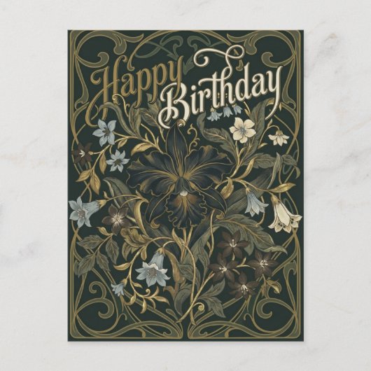 Ansichtkaart Gefeliciteerd Verjaardag Briefkaart (Voorkant)