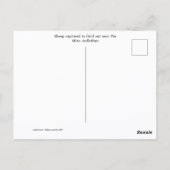 Ansichtkaart gladde textuur briefkaart (Achterkant)
