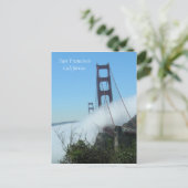 Ansichtkaart - Golden Gate Bridge Briefkaart (Staand voorkant)