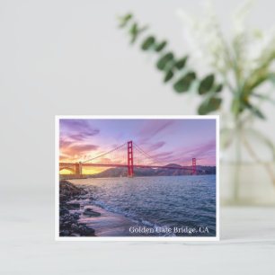 Ansichtkaart - Golden Gate Bridge, CA Feestdagenkaart