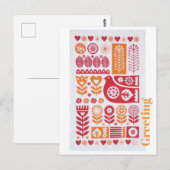 Ansichtkaart - Groet Briefkaart (Voorkant / Achterkant)