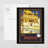 Ansichtkaart Groeten India Briefkaart (Voorkant / Achterkant)