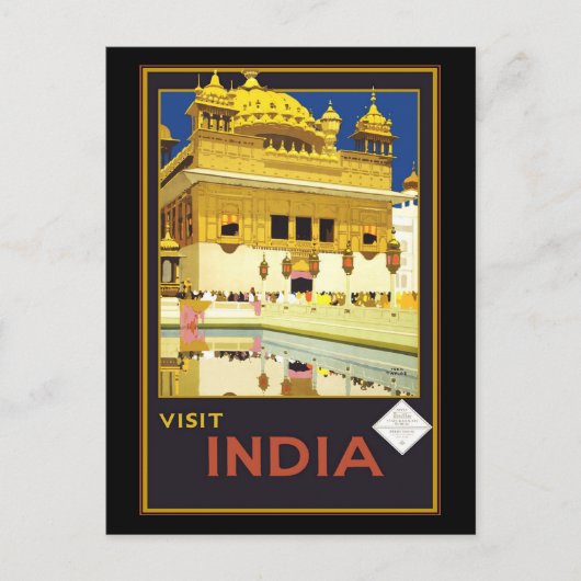 Ansichtkaart Groeten India Briefkaart (Voorkant)