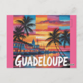 Ansichtkaart Guadeloupe Zonsondergang | Postcard Briefkaart (Achterkant)