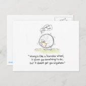 ansichtkaart "Hamsterwiel" Briefkaart (Voorkant / Achterkant)