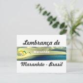 Ansichtkaart herinnering aan Maranhão Briefkaart (Staand voorkant)