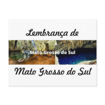 Ansichtkaart herinnering aan Mato Grosso do Sul