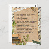 Ansichtkaart - Het Onze Vader Briefkaart (Voorkant / Achterkant)