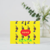 Ansichtkaart Horizontale Sjabloon Briefkaart (Staand voorkant)