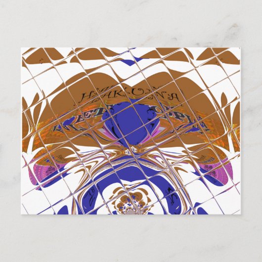 Ansichtkaart Horizontale Sjabloon Briefkaart (Voorkant)