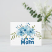 Ansichtkaart houdt van mama briefkaart (Staand voorkant)