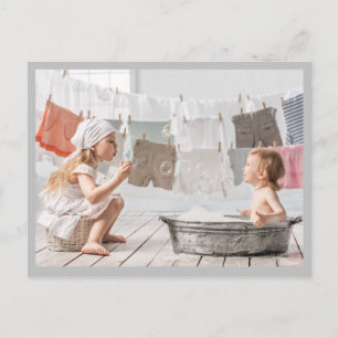 Ansichtkaart - Kinderen aan het spelen Briefkaart